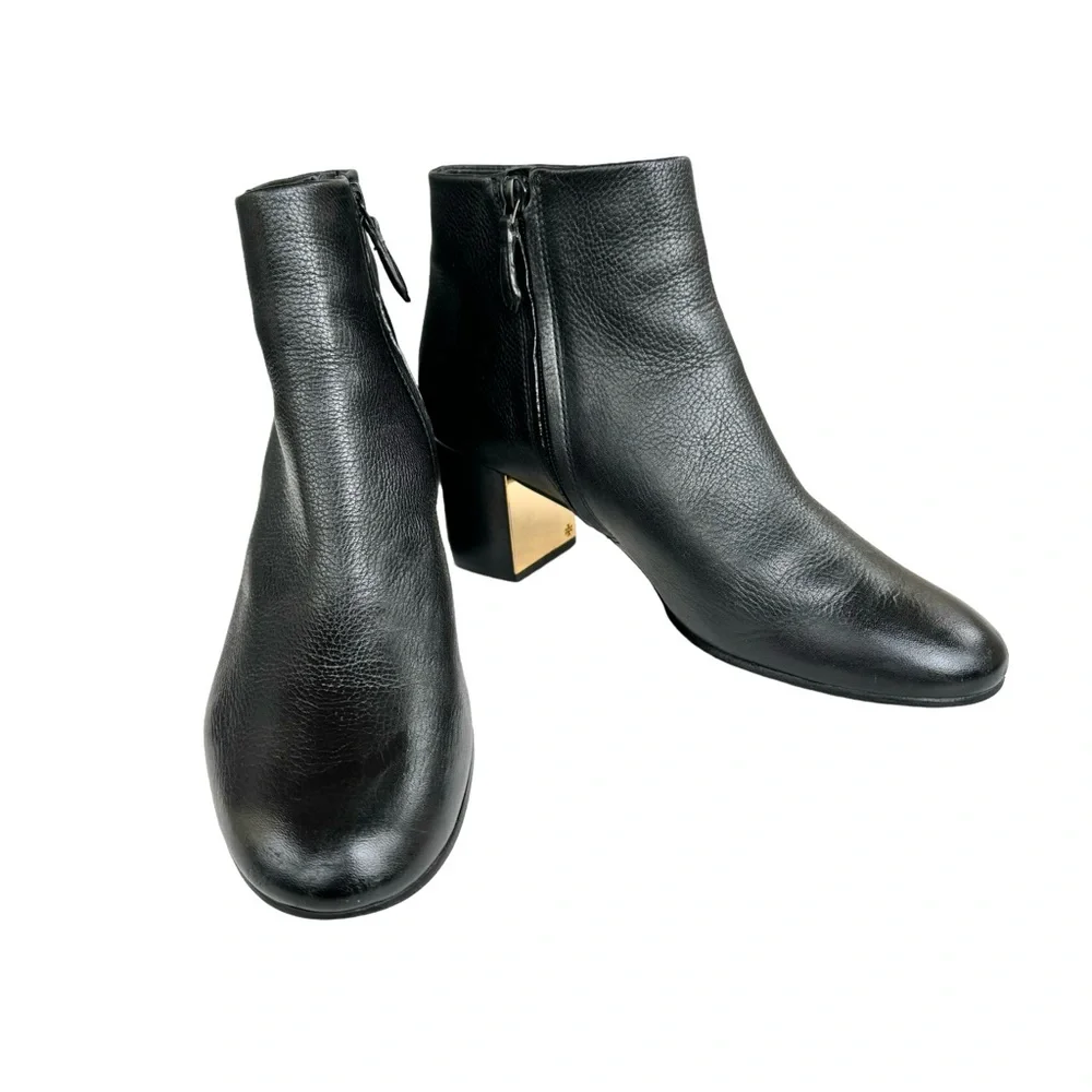 Tory Burch Cleveland Booties Black Ankle Boots Women
